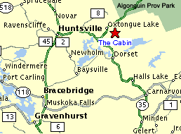 cabin location